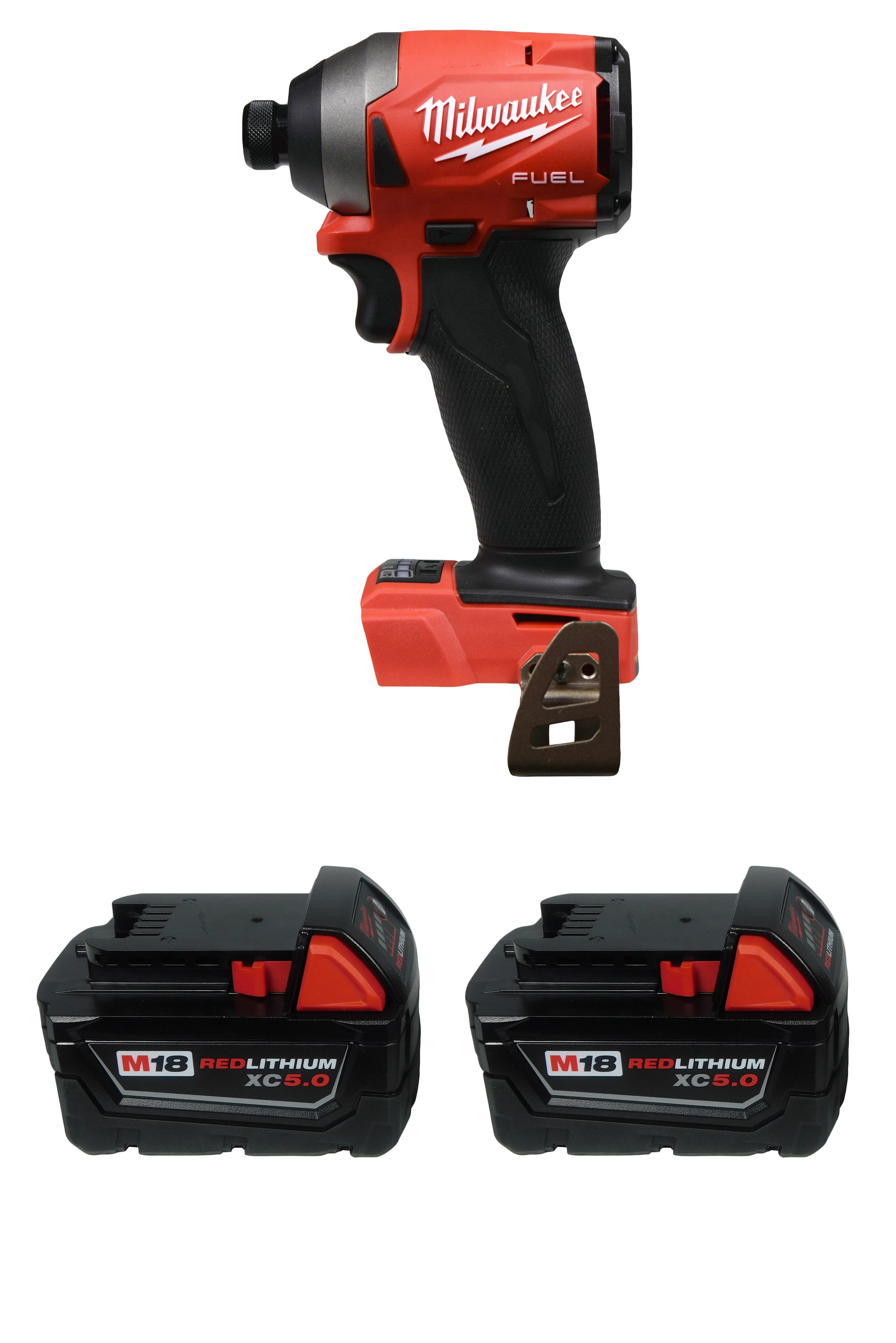 Milwaukee M18 Fuel 1/4" 18V Brushless Hex Impact Driver 285320 with (2