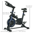 thumbnail image 3 of Soozier Adjustable Upright Stationary Exercise Bike w/ LCD Display, Black, 3 of 10