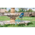 thumbnail image 6 of Teresa's Collections 35.04''H Large Peacock Garden Sculpture & Statue for Outdoor Decor Sturdy Metal Yard Art for Garden Decor Tall Blue Lawn Ornament for Party Patio Lawn Decor, 6 of 10
