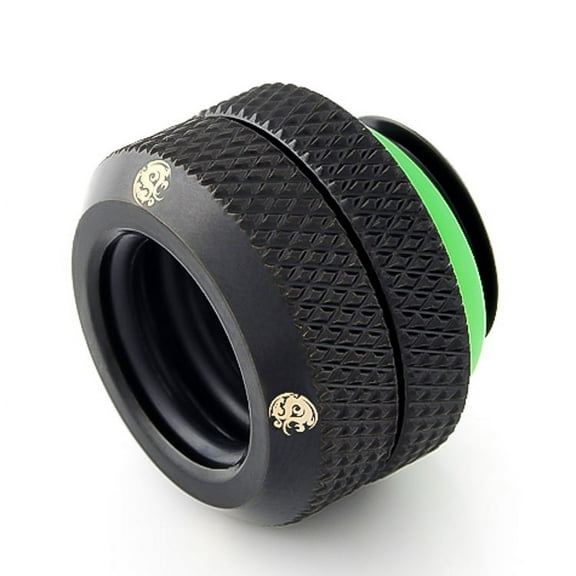 Bitspower G1/4" to Enhance Multi-Link Fitting for 12mm OD Rigid Tubing, Matte Black