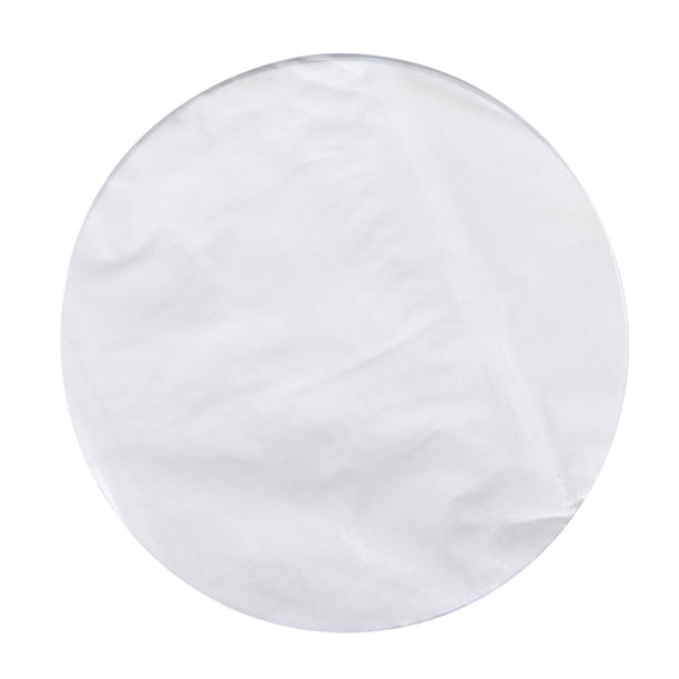 Paquete de 50 hojas de papel antiadherente para hornear, papel de silicona de doble cara para barbacoa, papel redondo para hornear, accesorios para barbacoa (blanco, 32 cm)