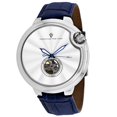 thumbnail image 1 of Hélice Christian Van Sant para hombre CV0141-BL Blanco Correa azul 46 mm, 1 of 1