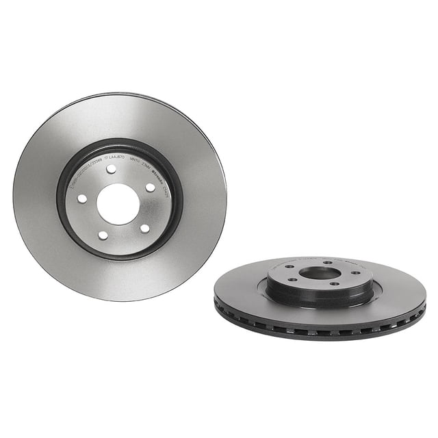 Par de DISCOS VENTILADOS ESCAPE 2015 al 2019 FORD 2.5L L4 Delanteros BREMBO .