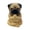 B, variant on OIUR Yoga Meditation Dog Ornament Sitting Pug Figurine Statue Animal Sculpture Indoor Outdoor Garden Home Office Desktop Decoration