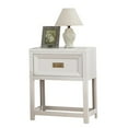 thumbnail image 1 of Inroom Furniture Designs B155-411 Campaign Wood Nightstand, 1 of 1
