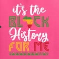 thumbnail image 6 of Wild Bobby It's The Black History For Me Black Pride Men Graphic Tee, Neon Pink, Small, 6 of 6