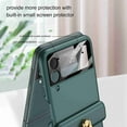 thumbnail image 3 of Allytech For Galaxy z Flip 3 Case with External Hinge Protection, All-Inclusive Samsung Flip 3 Case with Camera Lens Screen Protector and Wireless Charging, Case for Samsung Galaxy Z Flip 3,Black, 3 of 8