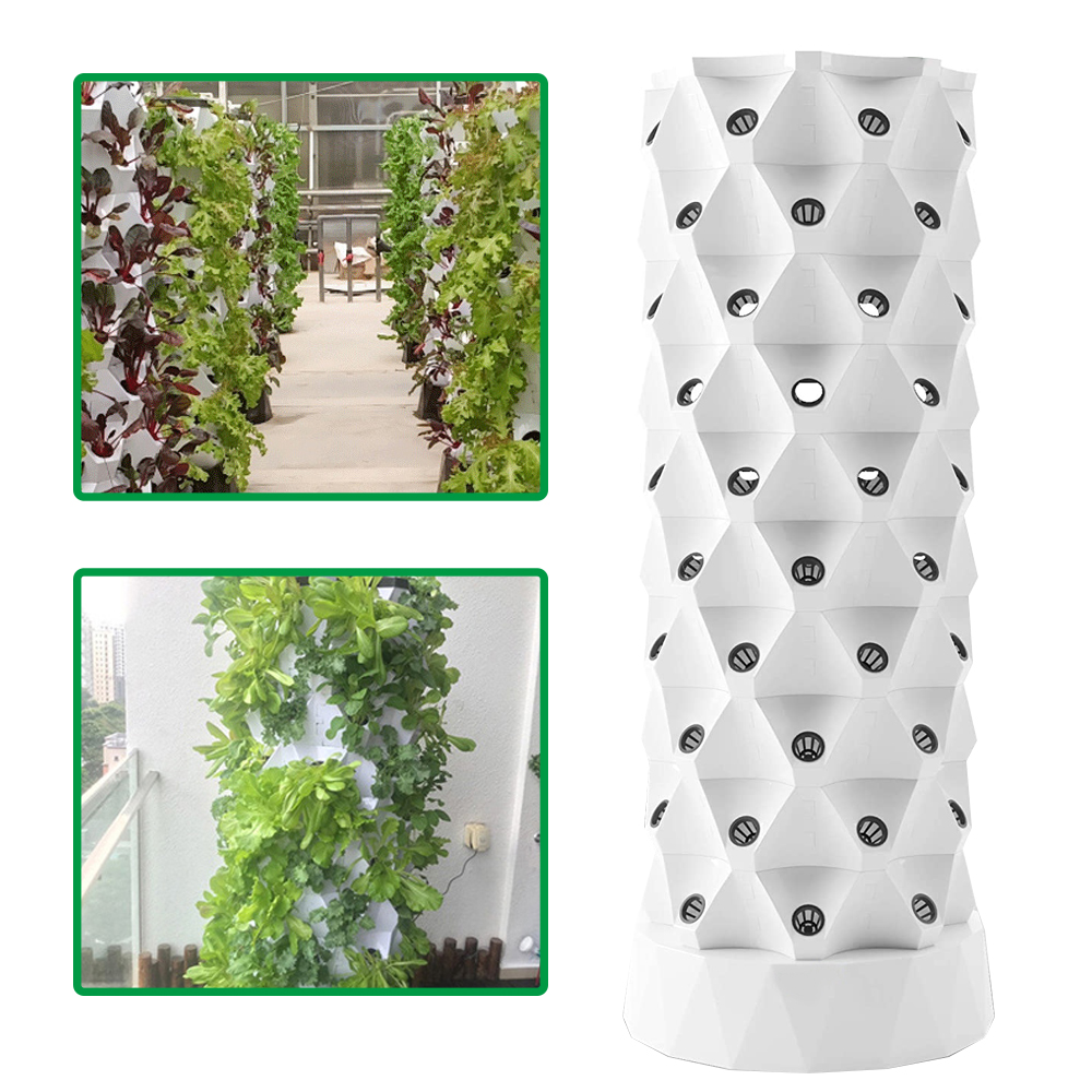 ZXMT Hydroponics Tower Growing System Indoor Outdoor Herb Garden