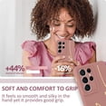 thumbnail image 6 of for Samsung Galaxy S21 Ultra Case, Back Cute Plating Love Letter Graphic with Anti-Fall Lens Cameras Cover Protection Soft TPU Shockproof Anti-Fingerprint Phone Cases for Women Girls Men-Pink, 6 of 12