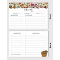 thumbnail image 3 of Inkdotpot 4x6 Inch Recipe Cards (Set of 50) , Thick Double Sided Premium Card Stock- Modern Style White Recipe Notecards for Weddings- Bridal- Baby Shower - Fruits & Veggies Theme, 3 of 6