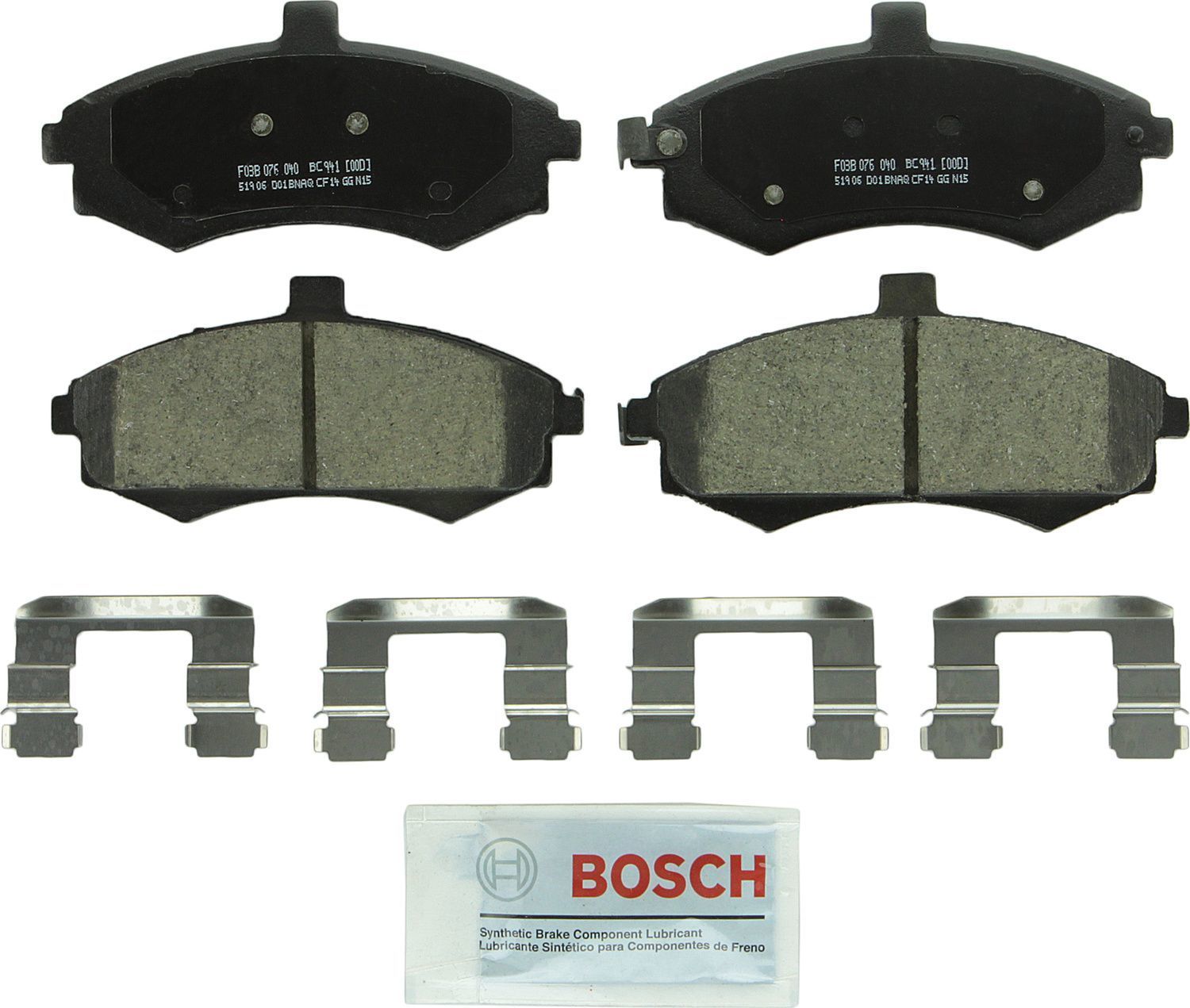 Bosch BC941 QuietCast Brake Pad Ceramic Brake Pads