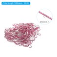 thumbnail image 2 of Uxcell 11 Yard/10m Crystal Rhinestone Close Chain Trim 2.5mm Trimming Claw Chain String for Crafts, Purple 1 Roll, 2 of 5
