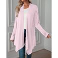 thumbnail image 4 of Alsol Lamesa Womens Essential Cardigans Raglan Sleeve Open Front Kimono Maxi Long Knitted Cardigan Sweater for Women Female, 4 of 6