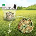 thumbnail image 3 of xinxixnxx Small Pet Chewing Toy Straw Woven Ball Toy for Hamster Rabbit Gerbils, 3 of 6
