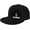 Black, variant on No Smoking Flat Bill Hats Teens Cool Snapback Baseball Cap Unisex