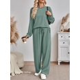 thumbnail image 2 of Womens Sweatsuits 2 Piece Lounge Matching Outfits Sweat Sets Tracksuit Travel Sweatshirts Fall Fashion Clothes 2025, 2 of 10