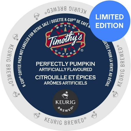 Timothy's Perfectly Pumpkin, K-cup Porti
