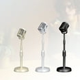 thumbnail image 2 of Retro Microphone Model Adjustable Height Faux Old Fashioned Mic Props for Creative Photography Enthusiasts and Studios, 2 of 8