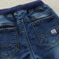 thumbnail image 5 of Karoyedx Little Boy Jeans Boys Jeans - Regular Fit Pull On Denim Jeans for Boys - Fashion Kids Pants for School & Casual Wear Blue Size,4-5 Years, 5 of 7