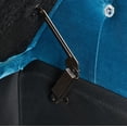 thumbnail image 7 of Velvet Storage Bench with Crystal Buttons and Pillow, 62.2-Inch Ottoman with Safety Hinge Design for Bedroom and Living Room, Blue, 7 of 7