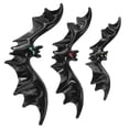 thumbnail image 2 of decoraciones inflables de murciélagos para Halloween, murciélagos colgantes realistas para exteriores e interiores, decoración colgante de Halloween, diseño de casa embrujada, colgantes., 2 of 5
