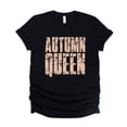thumbnail image 2 of Autumn Queen Block Distressed - Women's Short Sleeve Graphic T-Shirt, 2 of 8