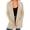 Khaki, variant on Lovskoo 2024 Cardigan Sweaters for Women Long Sleeve V-Neck Cardigan Solid Color Commuting Style Cardigan with Pocket Knit Jacket Black