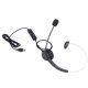 thumbnail image 4 of Auricular USB, Función De Silenciamiento De Auriculares De Computadora Con Cable Cancelación De Ruido De Llamada Clara Con Micrófono Para Servicio Al Cliente Para Oficina YLSHRF USB Computer Headphone, 4 of 8