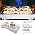 thumbnail image 5 of Disketp Windshield Sun Shade, Car Sun Shade For Front Window Happy Thanksgiving Day Sunshades Sun Visor Protector Blocks Uv Rays Foldable, 5 of 9