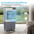 thumbnail image 2 of UrbanSync Evaporative Air Cooler, 3d Cooling, 13.5 Gallon Tank, 3 Speeds, 12 Hour Timer, 4 Ice Boxes, Indoor or Outdoor Use, 2 of 8