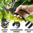 thumbnail image 3 of Garden Shears, Safe Operation Ergonomic Design Plant Scissors 8.5in Portable  for Branch, 3 of 8