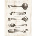 thumbnail image 3 of Babbitt, Gwendolyn 19x24 Black Modern Framed Museum Art Print Titled - Serving Utensils I, 3 of 5