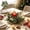 B, variant on Orangide Christmas Candle Wreath Ring, Pinecone Candlestick Decor, Aromatherapy Table Centerpiece for Home, Dining Table, Mantel 12 In