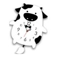 thumbnail image 2 of EeaseMX Reloj de pared silencioso con forma de vaca de dibujos animados para habitación infantil, reloj colgante para dormitorio, sala de estar, decoración de bar sin batería (blanco y negro)., 2 of 8