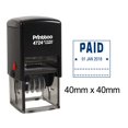 thumbnail image 2 of Printtoo Office Stationery Dater Stamp with Paid Text Date Self Inking Rubber Stamp, 2 of 3