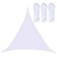 thumbnail image 3 of SDJMa 2m x 2m x 2m Triangle Waterproof SunShade, UV Block Water Resistant Sun Shade Sail Canopy Awning Shelter for Backyard Deck Patio Garden Outdoor Activities and Facility, 3 of 8