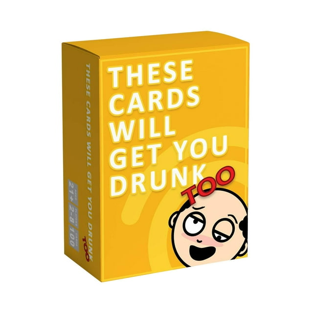 Less Than 5 Event & Party These Cards Will Get You Drunk Fun Adult Drinking Game for Parties