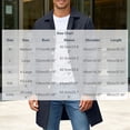 thumbnail image 3 of Miqool Mens Trench Coat Turndown Collar Button Down Long Sleeve Mid Length Winter Casual Business Outerwear Overcoats with Pockets M-XXXL, 3 of 9