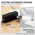 thumbnail image 4 of Deli 25-Sheet Electric Stapler with 2000 Staples & Staple Remover, AC or Battery Powered Staplers for Home Office, Black, 4 of 7