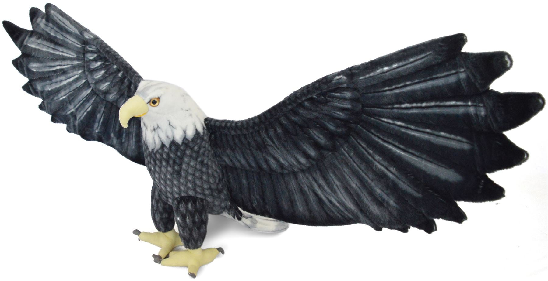 Barry the Bald Eagle | 57 Inch Wingspan Giant Stuffed Animal Plush Jumbo American Eagle