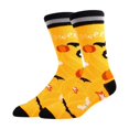 thumbnail image 3 of Halloween Socks, Spooky Crew Socks, Pumpkin Socks, Fall Themed Socks, Cute Halloween Gifts, Autumn Novelty Socks, Unisex Holiday Socks, Orange Black Patterned Socks, 3 of 7