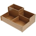 thumbnail image 4 of Toyandona Pencil Holders for Desk Wooden Home Users 1Pack 9.6x5.9x7.1in, 4 of 7