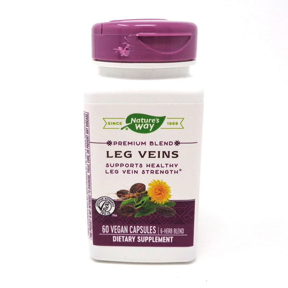 Nature S Way Leg Veins Dietary Supplement Capsules