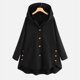 thumbnail image 1 of Chaqueta de algodón de moda para mujer, chaqueta con capucha de longitud media, chaqueta de algodón cálida informal, 1 of 6