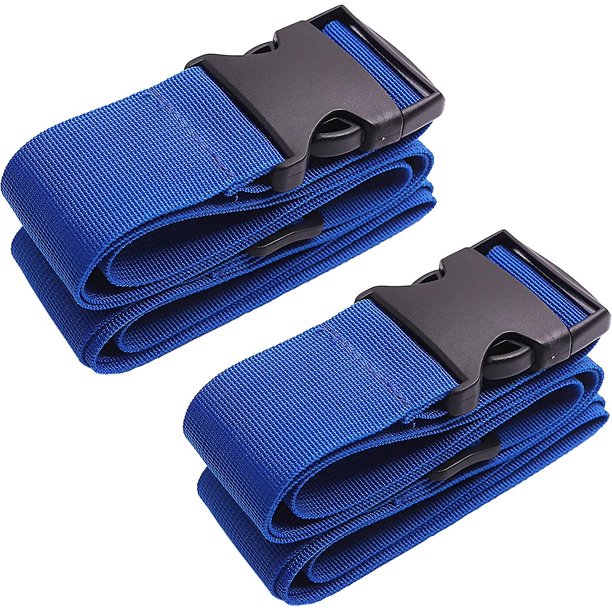 2 Pack Adjustable Straps Luggage Strap Carrying Straps Suitcase Travel Suitcase Accessories Bundling 2-Pack