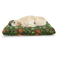 thumbnail image 1 of Vegetables Pet Bed, Simplistic Drawn Organic Healthy Food Pattern Carrot Pepper Potato Corn, Resistant Pad for Dogs and Cats Cushion with Removable Cover, 24" x 39", Emerald Multicolor, by Ambesonne, 1 of 4