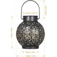 thumbnail image 5 of Lanterne Solaire, LED Lampe Lanterne extérieure Noire, 5 of 5