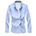 thumbnail image 1 of Camisas informales de otoño con estampado floral para hombres Camisas de cuello de solapa de manga larga más el tamaño M-7XL Inevent FS6353-16, 1 of 5