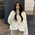 Women's Lamb Wool Jackets Coats Autumn Winter Thicken Warm Faux Fur