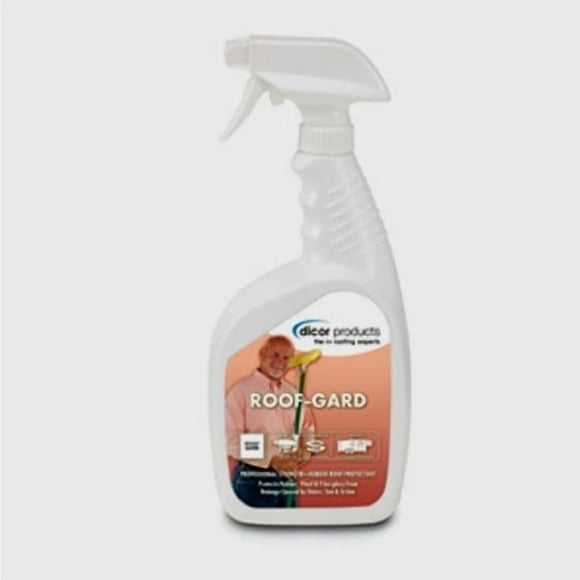 Dicor Corp. Rubber Roof Protectant RP-RG320S Roof Gard; 32 Ounce Trigger Spray Bottle; Single; With English Language Packaging; One Quart Treats Up To 40 Feet RV